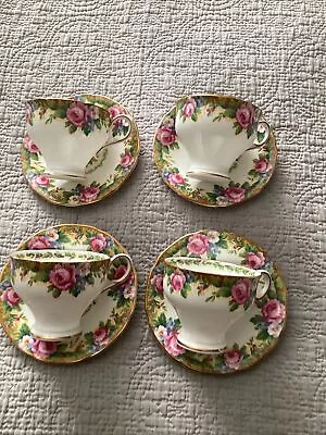 Buy Vintage Paragon Tapestry Rose Tea Set 8 Pc Bone China Teacup & Saucer Floral • 10.50£