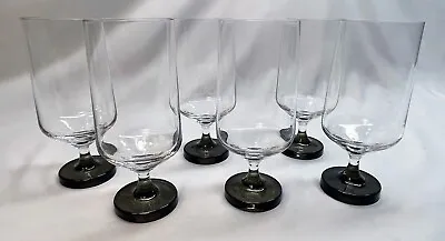 Buy Rosenthal Variations Smoke Pilsner Glass 6 1/4  Set Of 6 - Clear Bowl Smoke Base • 57.78£