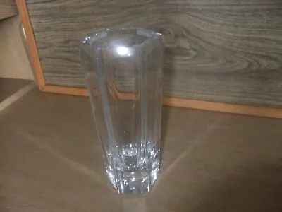 Buy 1960s BENGT EDENFALK Kosta Swedish Crystal Hexaganol Glass Vase  1.8kg 18cm Tall • 15£