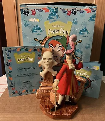 Buy Royal Doulton Disney Showcase Peter Pan - Captain Hook Pan4 Boxed H17 X L12cm • 45£