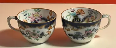 Buy Minton & Co. Coffee Cups, Set Of 2, Antique, Floral, Hand Painted ( M120) (AF) • 9.99£