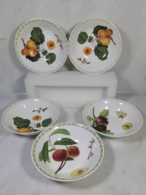 Buy 5 X Dessert Bowls - Queen's Bone China Porcelain Hooker's Fruit Pattern - 16 Cm • 18.49£