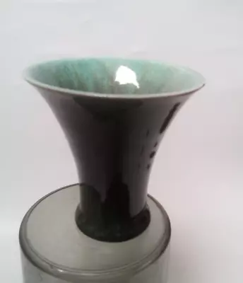 Buy Devonmoor Pottery Torquay  Green/brown Ceramic Vase 10   Cm Vintage • 6£