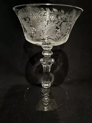 Buy Tiffin Fuschia 5 3/8 Inch Saucer Champagne Elegant Glass Vintage Free Ship • 19.04£