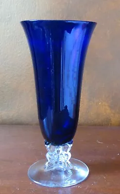 Buy Fostoria 2470 Cobalt Regal Blue 8 1/8” Tall Vase(s) • 48.03£