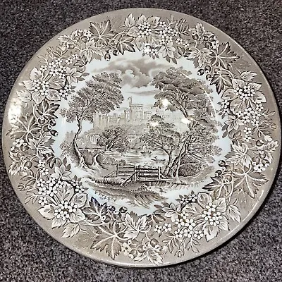 Buy Vintage English Ironstone Tableware Castles 25cm Dinner Plates X 6  • 20.49£