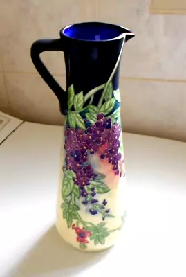 Buy Old Tupton Ware Multi Colour Large Hand Painted Grape Vines Jug 10 Inch Or 26 Cm • 40.78£