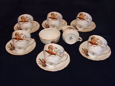 Buy Duchess Coffee Set Consisting Of 6 Coffee Cups & Saucers In A  Pheasant Pattern • 14.99£