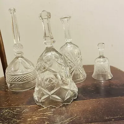 Buy Four Vintage Ornamental Glass Bells  • 12£