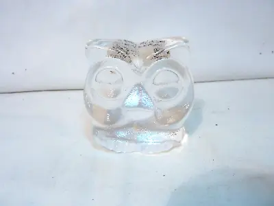 Buy Lovely Little Crystal Owl Paperweight Nachtmann Signed W/label • 13.99£