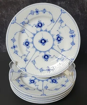 Buy Royal Copenhagen (8) Blue Fluted Plain 6 1/8  Bread Plates No 181~ FIRST QUALITY • 189.67£