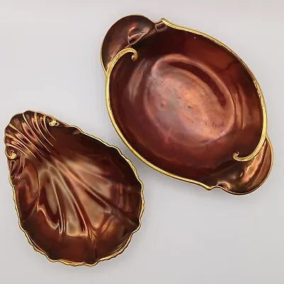 Buy Carlton Ware Rouge Royale Dish & Another • 5£