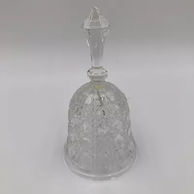 Buy Vintage Crystal Bell With Glass Ball 6in • 10£