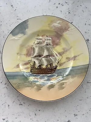 Buy Royal Doulton Rack Plate Famous Ships The Victory Lord Nelson 27cm • 49.56£