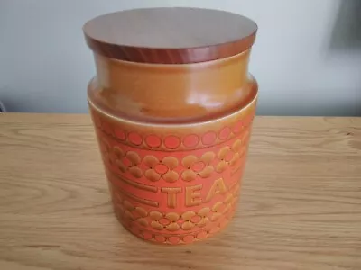Buy Hornsea Pottery 1970s 'Saffron'  Brown John Clappison Medium 6  TEA Storage Jar • 10£
