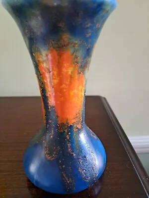 Buy George Clews Of Tunstall Staffordshire Chameleon Ware Art Deco Vase • 35£