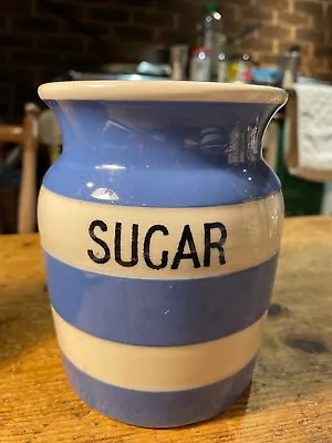 Buy Cornish Ware Sugar Pot / Jar GREEN & Co LTD Gresley Rare Early Green Church Mark • 45£