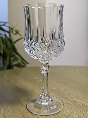 Buy Vintage Cristal D Arques Longchamp Wine Glasses 16.5cm/6 1/2  Superb Examples  • 4.75£
