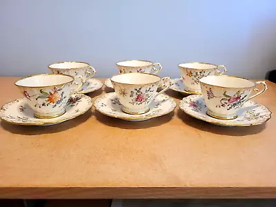 Buy Stunning Vintage Dresden Style Fully Hand Painted Delicate Porcelain Tea Set.VGC • 100£