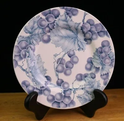 Buy Royal Stafford Bordeaux Purple Grapes Blue Leaves Salad Plate England • 10.49£