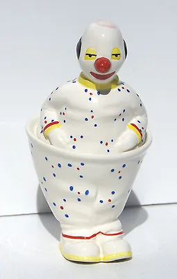 Buy Carlton Ware - Lustre Pottery - Circus Series 1980 - Clown Preserve Pot & Lid  • 69.99£