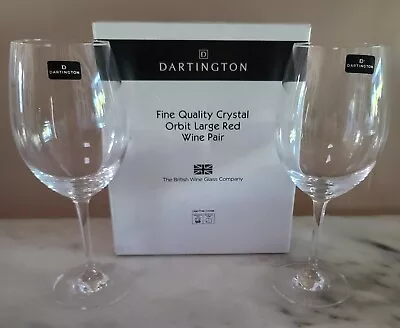 Buy Dartington The British Wine Glass Company Pair Of Large Red Crystal Wine Glass • 14.48£