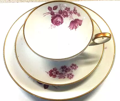 Buy Vintage TIRSCHENREUTH Bavarian China Trio - Tea Cup, Saucer & Tea Plate  Unused  • 12.99£