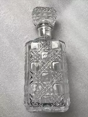 Buy Whiskey Decanter Crystal Stunning Decanter High Quality Very Heavy 10x4 Inches • 23.99£