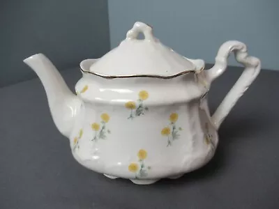 Buy Vintage Tea Pot W/ Lid - Arthur Wood English - Tiny Yellow Flowers England D4 Sb • 14.35£