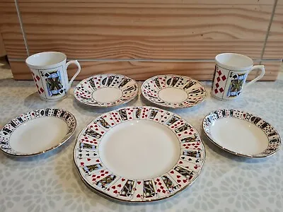 Buy Queens Cut For Coffee Fine Bone China Cup And Saucer X2 & Plate • 39.99£