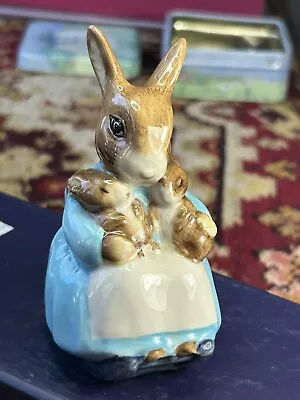 Buy Beatrix Potter Mrs Rabbit And The Bunnies BP3b Beswick Ear Damage No Box • 4.99£