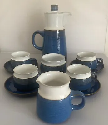 Buy Vintage Denby Chatsworth Coffee Set 1970s See Description For Contents • 39.99£