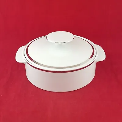 Buy Thomas Rosenthal Germany White With Sliver Band Tureen With Lid - 7075 OA • 45£