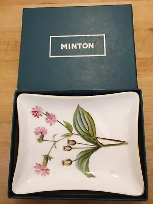 Buy Vintage Minton Bone China - Melandrium - Rectangle Dish- Rare! 5” X 4” • 8£