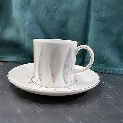 Buy Susie Cooper Set Of Coffee Can And Saucer From 1950’s. Hyde Park Pattern • 4£