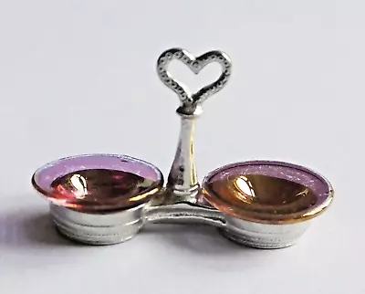 Buy Dolls House Miniatures: Cranberry Glass Bon Bon Dish 1:12 Scale • 6.95£