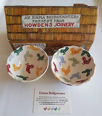 Buy Emma Bridgewater Polka Chickens Pair Of Dip Bowls For Howdens Joinery Co Fluted • 24.99£