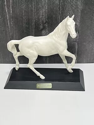 Buy Beswick Spirit Of The Wind Matte White Horse Figurine On Plinth Model 2688  • 52.36£