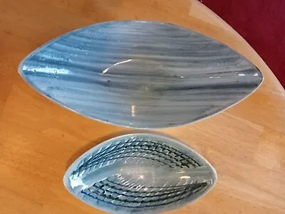 Buy Pair  Of Hastings Pottery Dennis Lucas Boat Dishes • 15.99£