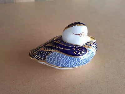 Buy Royal Crown Derby Duck Paperweight With Silver Stopper • 19.50£