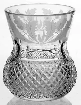 Buy Edinburgh Crystal Thistle  Whiskey Glass 111945 • 269.81£