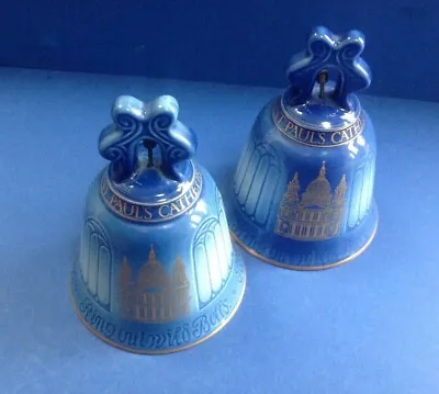 Buy 2 Bing & Grondahl - Copenhagen Porcelain Bells 1977 St Paul's Cathedral London • 12£