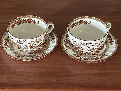 Buy 2 Copeland Spode Indian India Tree Tea Cup And Saucer Set Old Mark • 20.87£