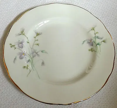 Buy VINTAGE DUCHESS LILAC FLOWERS SIDE PLATE 6½  16½ Cm GOLD EDGING • 12.99£