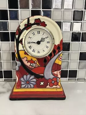 Buy Old Tupton Ware Clock - Clarice Cliff Inspired Tube Lined Pottery  • 20£