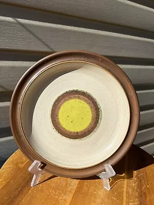 Buy Denby Pottery England Potter’s Wheel Gold Lime Stoneware Dinner Plate 10”-1 • 14.39£