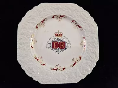 Buy Lovely Lord Nelson Pottery Octagonal Plate  Queen Elizabeth II Silver Jubilee  • 10£