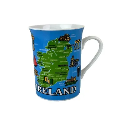 Buy Ireland Country Map Souvenir Ceramic Coffee Tea Mug Celtic Shamrock Gift • 9.65£