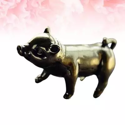 Buy Pig Decorative Statue Piggy Ornament Pig Sculpture Chinese Zodiac Figurine • 7.39£