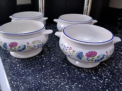 Buy Bhs Priory Footed Soup Bowls X 4 • 20£